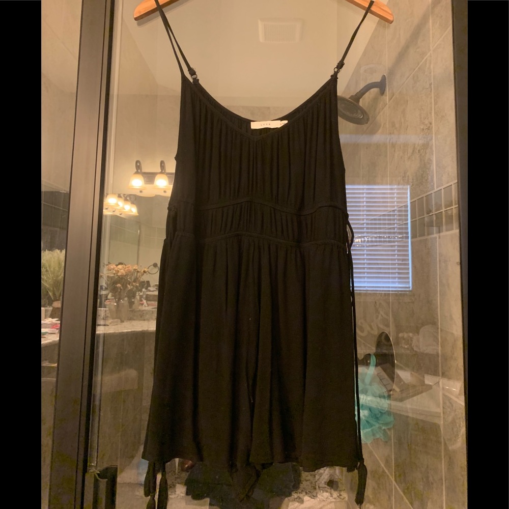 Black lush romper
